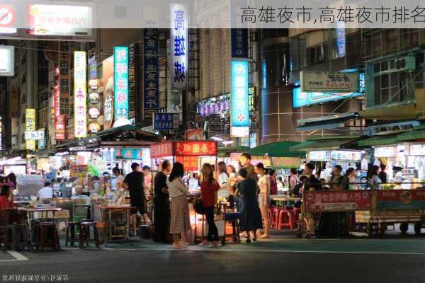 高雄夜市,高雄夜市排名