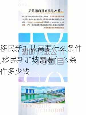 移民新加坡需要什么条件,移民新加坡需要什么条件多少钱