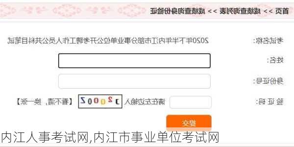 内江人事考试网,内江市事业单位考试网-第3张图片-欣雨出游网