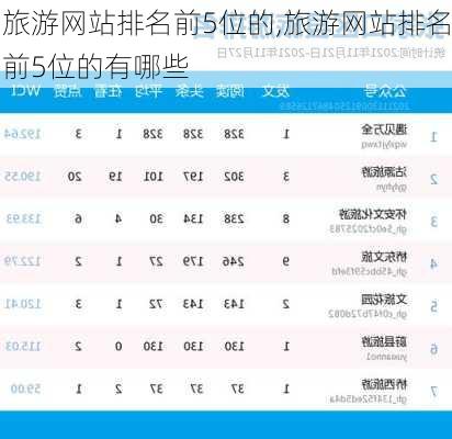 旅游网站排名前5位的,旅游网站排名前5位的有哪些-第3张图片-欣雨出游网