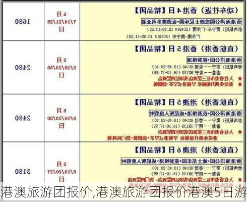 港澳旅游团报价,港澳旅游团报价港澳5日游-第1张图片-欣雨出游网