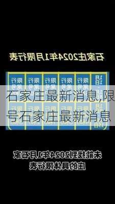 石家庄最新消息,限号石家庄最新消息-第2张图片-欣雨出游网