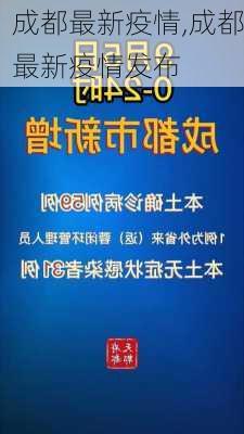 成都最新疫情,成都最新疫情发布-第1张图片-欣雨出游网