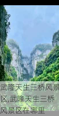 武隆天生三桥风景区,武隆天生三桥风景区在哪里-第2张图片-欣雨出游网