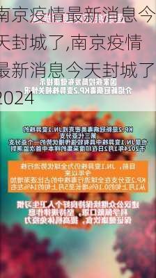 南京疫情最新消息今天封城了,南京疫情最新消息今天封城了2024-第2张图片-欣雨出游网