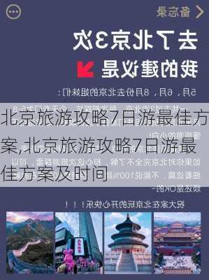 北京旅游攻略7日游最佳方案,北京旅游攻略7日游最佳方案及时间-第2张图片-欣雨出游网